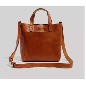 Madewell Womens $128 Small Transport Crossbody Purse English Saddle G8078